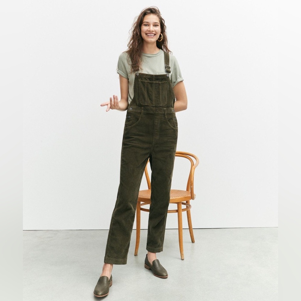 Madewell Corduroy Straight Leg Overall size M